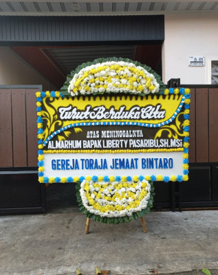 Papan Bunga Duka di Sukarindik